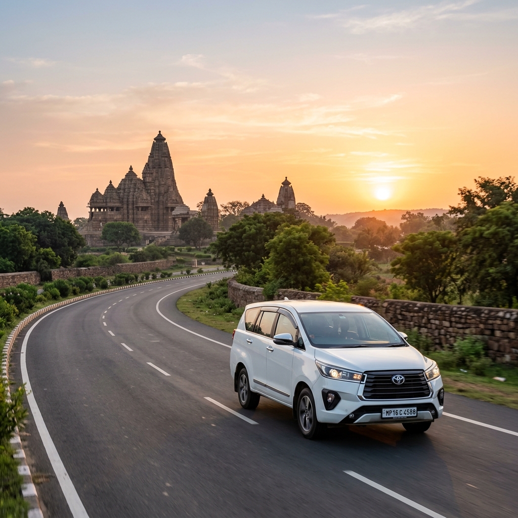 Khajuraho taxi service - airport cab and car rental